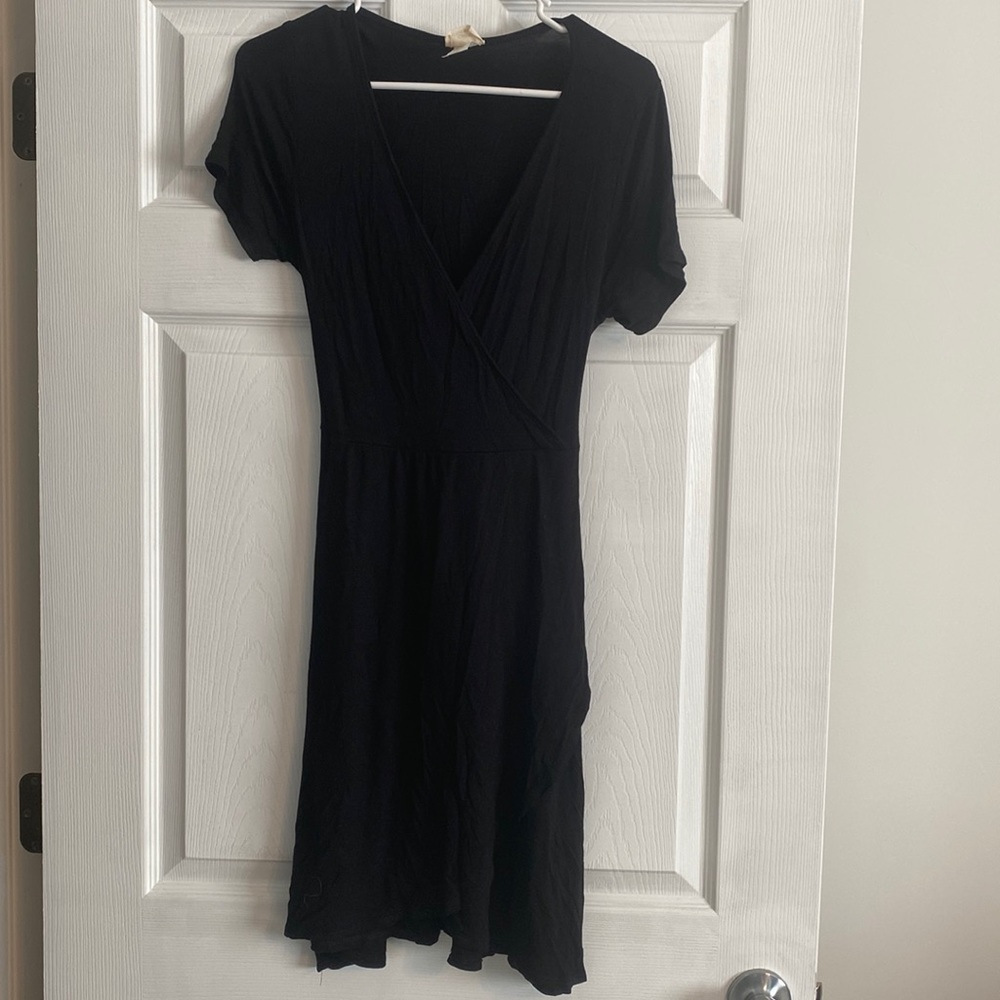 Caution to the Wind Faux Wrap dress - medium